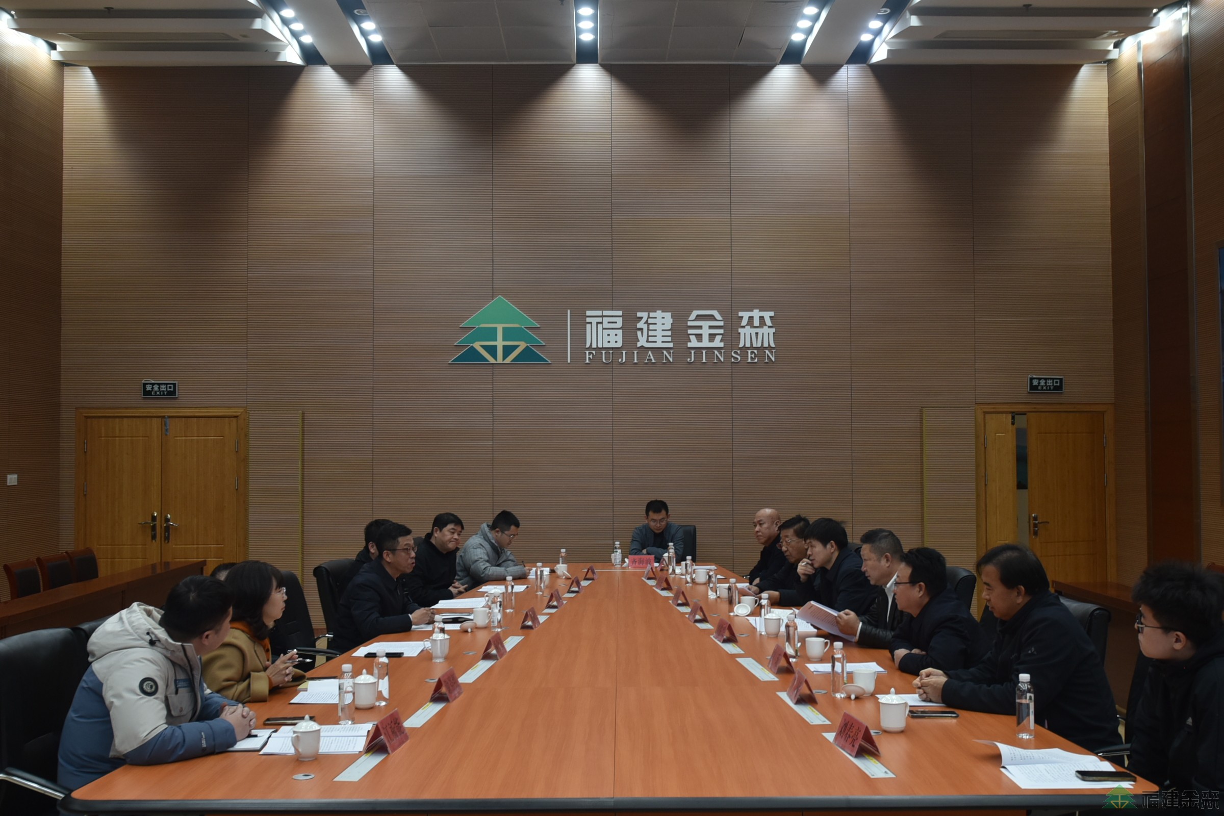 榆林市林草局一行莅临福建金森调研